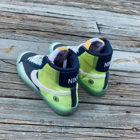 NIKE BLAZER MID 77S MOVE TO ZERO IN ARMORY NAVY - Women Urban Shoes - SIZE 7.5 - Picture 2 of 12